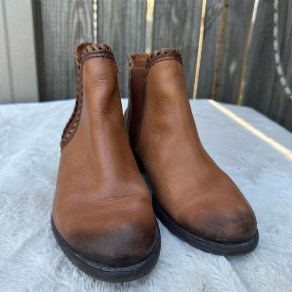 Pikolinos Women's Brown Leather Ankle Boots Chic Everyday Style Size 37 US 6-6.5 - Picture 4 of 12